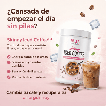 Skinny Control Coffee™ Energía estable. Cero antojos. Sin sacrificio.