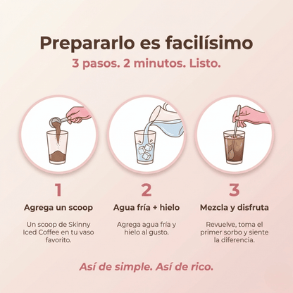 Skinny Control Coffee™ Energía estable. Cero antojos. Sin sacrificio.